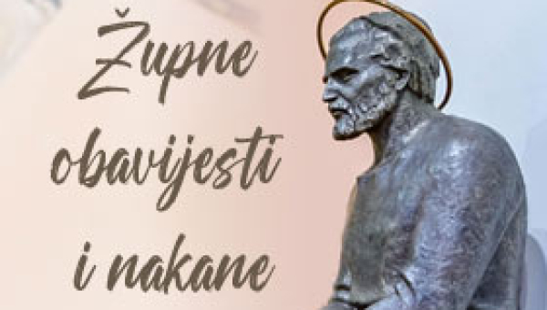 Župne obavijesti i nakane 08.12. - 14.12.2025.