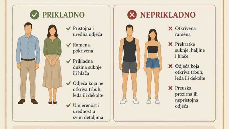 Prigodno odijevanje za župni ured i sv. Misu