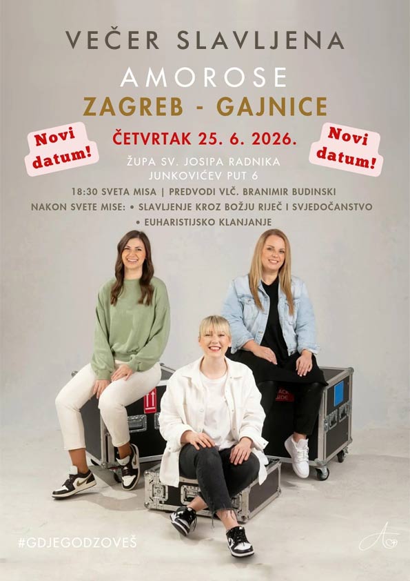 Večer slavljenja uz Amorose - NOVI DATUM je 25.06.2026.!