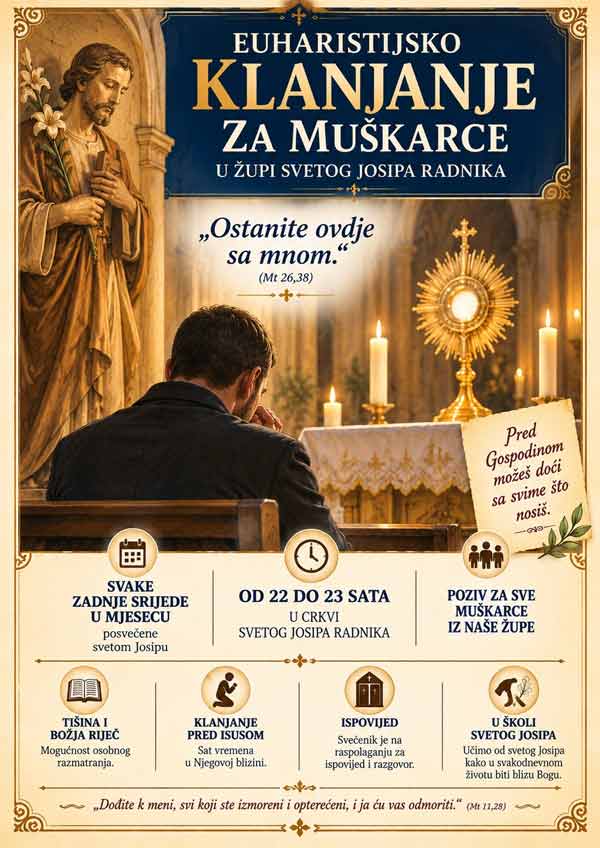 Euharistisko klanjanje za muškarce