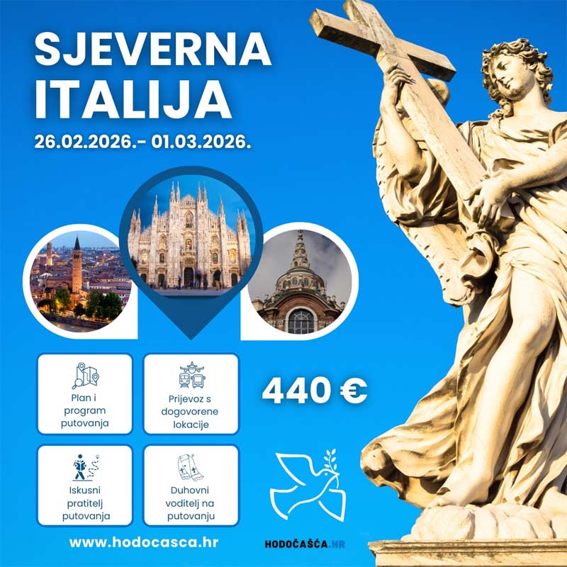 TRAGOVIMA VJERE I MILOSTI - HODOČAŠĆE NAŠE ŽUPE POD DUHOVNIM VODSTVOM VELIČASNOG BRANIMIRA BUDINSKOG U SJEVERNU ITALIJU 